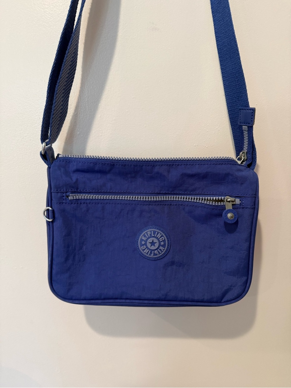 Kipling Blue Nylon Crossbody Bag